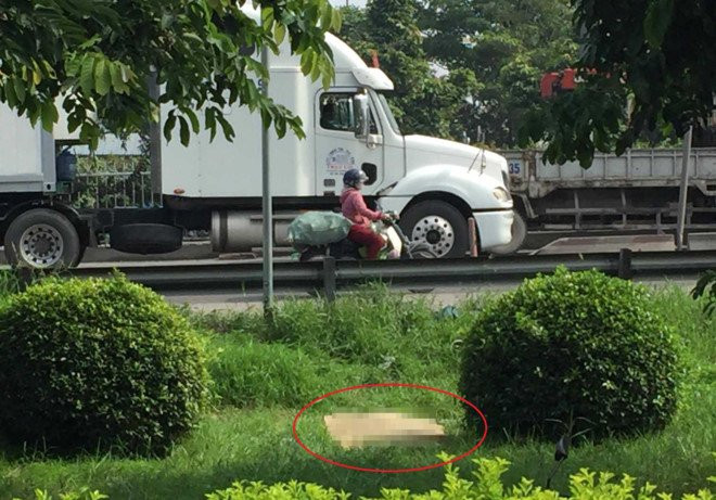 Co gai chet bat thuong tren bai co ven quoc lo 1 hinh anh 1