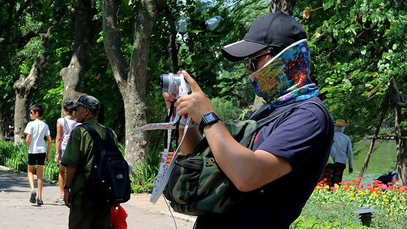 nắng nóng, thời tiết Hà Nội, Hà Nội, phố đi bộ, nóng kỷ lục, nóng gay gắt, Hồ Gươm