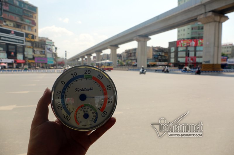 nắng nóng, nắng nóng kỷ lục, nóng kỷ lục, hàng cây, di dời cây xanh, Hà Nội