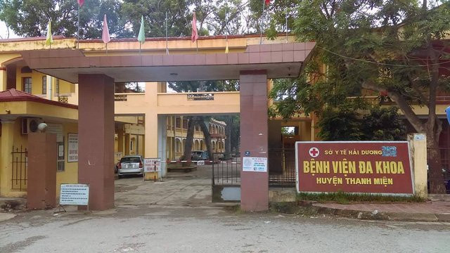  Bệnh viện Thanh Miện nơi xảy ra vụ việc 