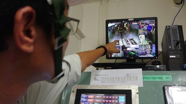 Khu vực thi công giám sát rất chặt chẽ bằng hệ thống camera.