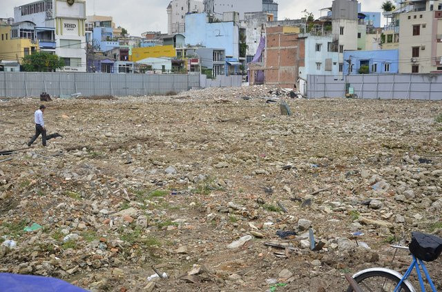 Toàn bộ 4 lô A, B, C, D của chung cư Cô Giang đã được tháo dỡ thành công.