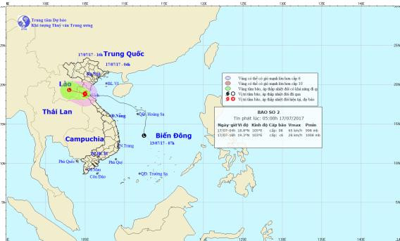 dự báo thời tiết hôm nay 17/7
