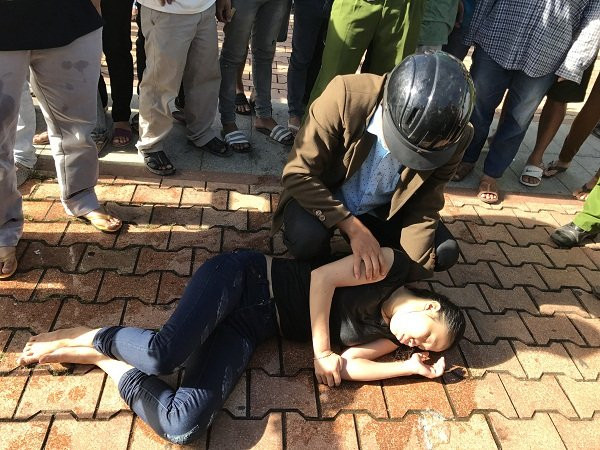 nhảy cầu tự vẫn, cảnh sát cơ động, cầu sông Hàn, Đà Nẵng