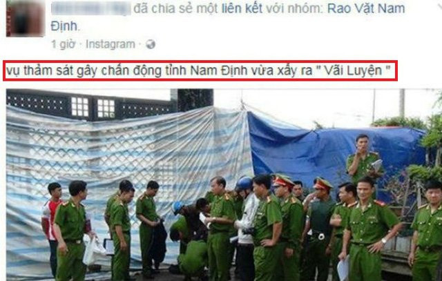 bịa đặt, thảm sát, Nam Định