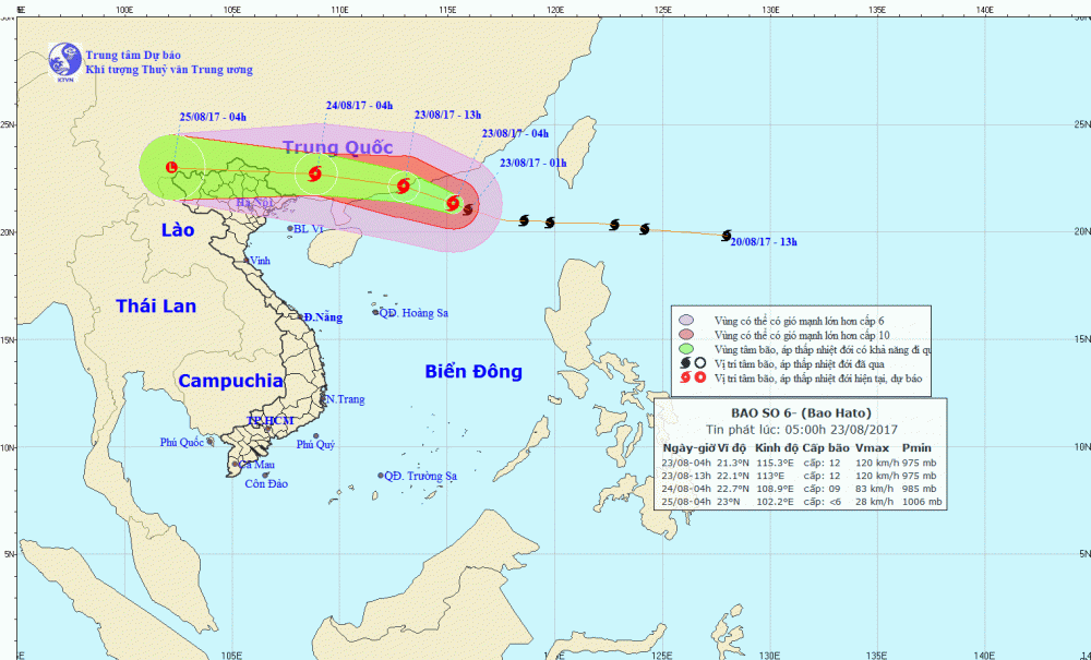 du bao thoi tiet ngay 23/8