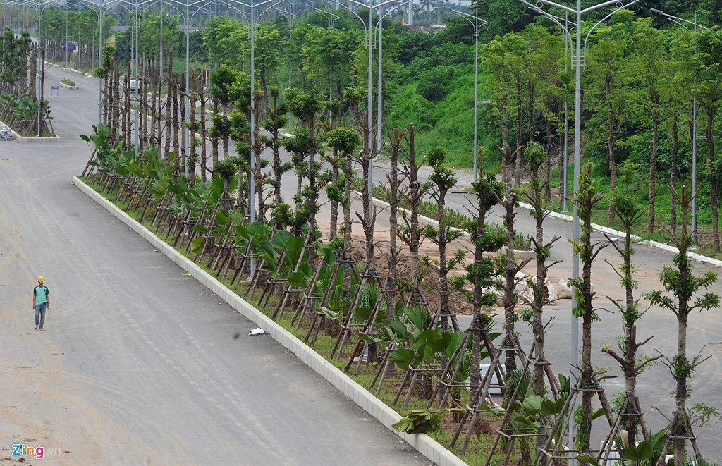 Toan canh duong moi 1.500 ty noi Nguyen Xien - Xa La hinh anh 6