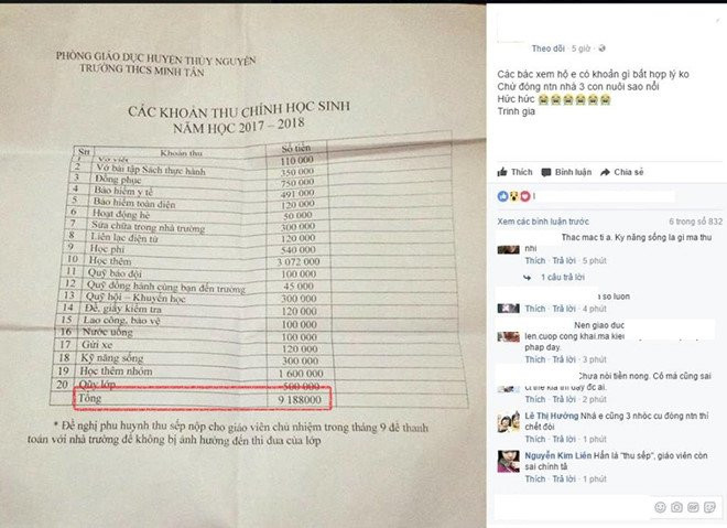 Vu thu hon 9 trieu dong tien dau nam: Hieu truong se bi ky luat hinh anh 1