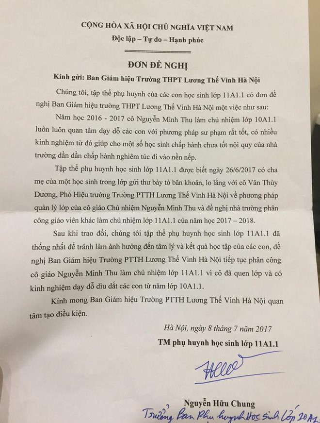 Hiệu phó trường Lương Thế Vinh nói gì khi phụ huynh tố chưa vơi nụ cười đã rơi nước mắt? - Ảnh 2.