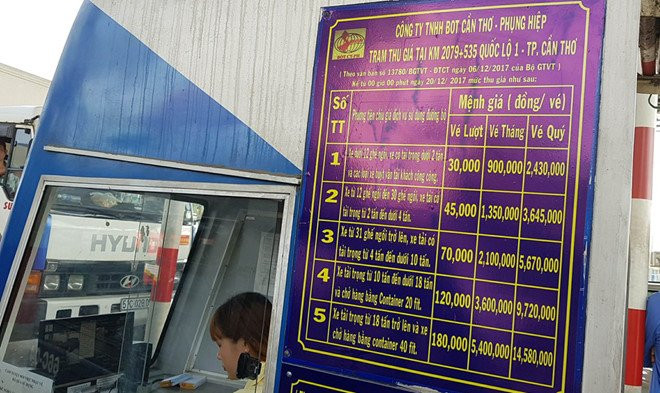 Tai xe khong chiu mua ve qua BOT Can Tho - Phung Hiep hinh anh 3