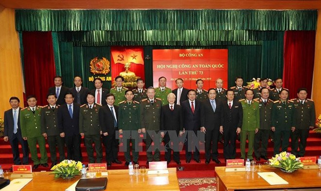 Tong bi thu: Siet chat ky cuong, ky luat trong luc luong cong an hinh anh 2