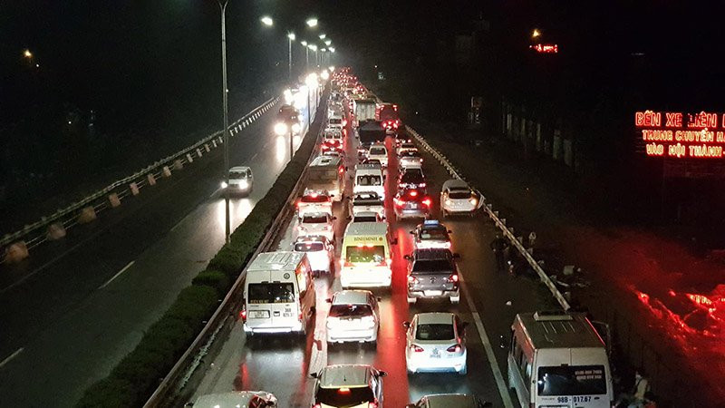 tai nạn,tai nạn giao thông,cao tốc Pháp Vân - Cầu Giẽ,ùn tắc giao thông,ùn tắc