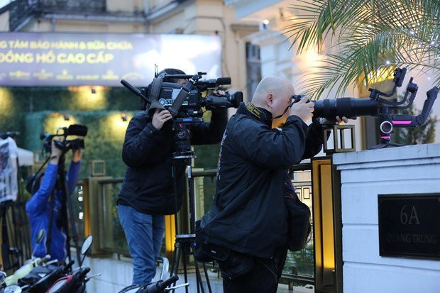 Truc tiep le don Chu tich Trieu Tien Kim Jong-un toi Viet Nam hinh anh 18