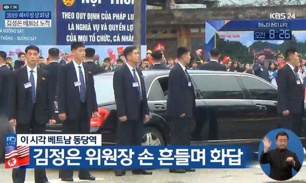 Truc tiep le don Chu tich Trieu Tien Kim Jong-un toi Viet Nam hinh anh 1