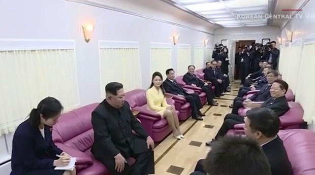 Truc tiep le don Chu tich Trieu Tien Kim Jong-un toi Viet Nam hinh anh 30