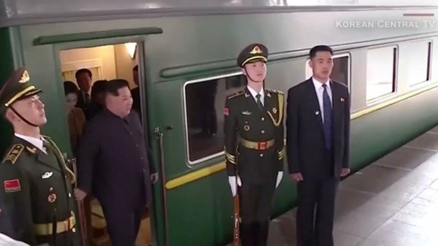 Truc tiep le don Chu tich Trieu Tien Kim Jong-un toi Viet Nam hinh anh 29