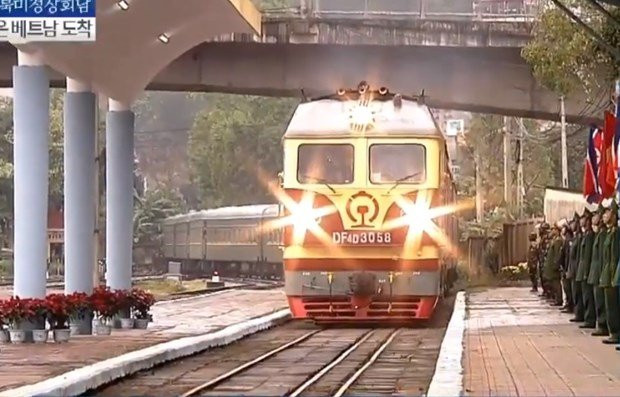 Truc tiep le don Chu tich Trieu Tien Kim Jong-un toi Viet Nam hinh anh 15
