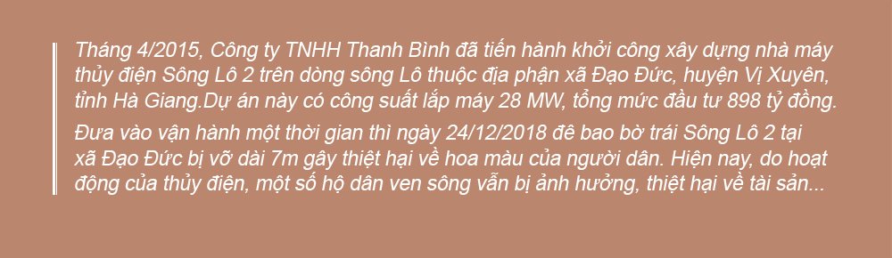 Thủy điện,Hà Giang