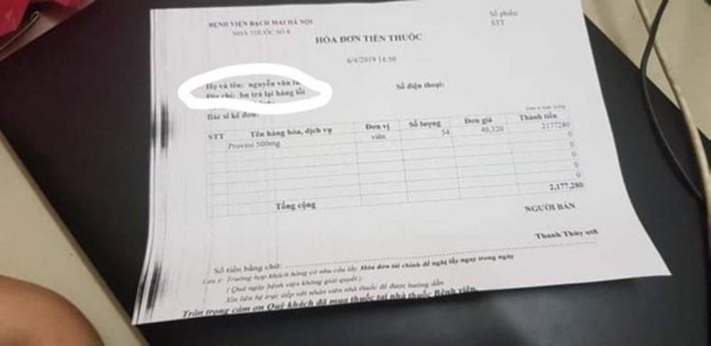 quay thuoc tra lai tien do don thuoc loi