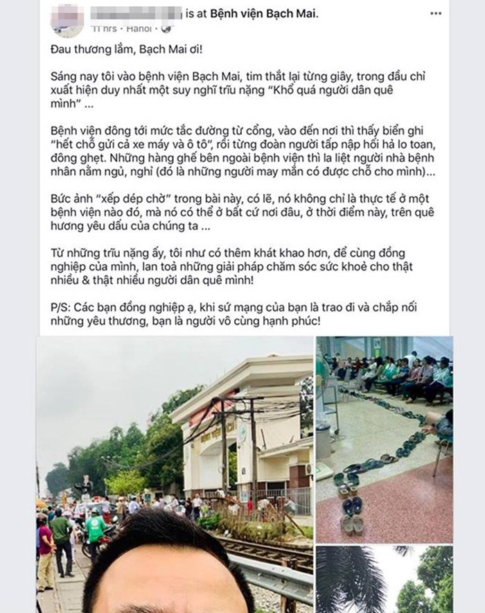 nguoi dan xep hang cho kham benh o bach mai 3