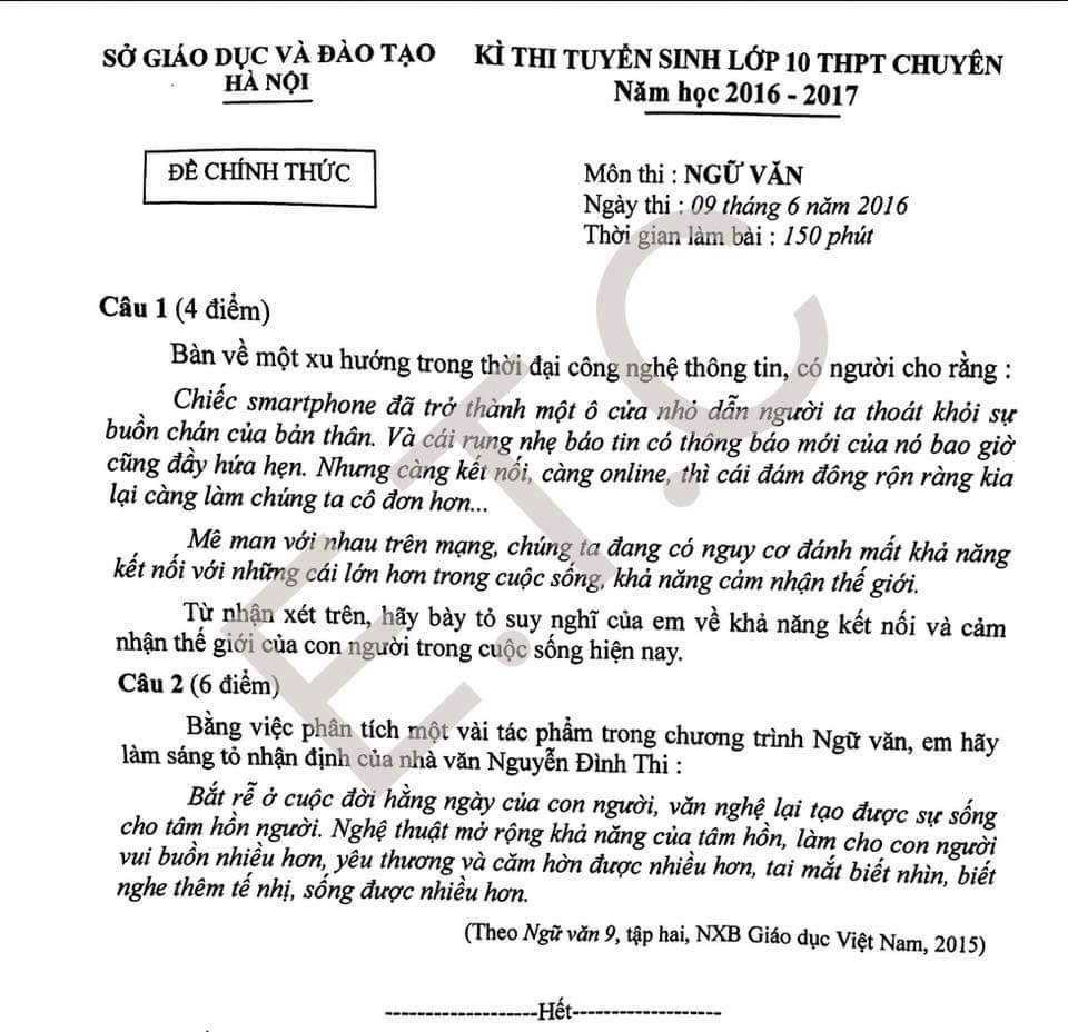 de van chuyen lop 10