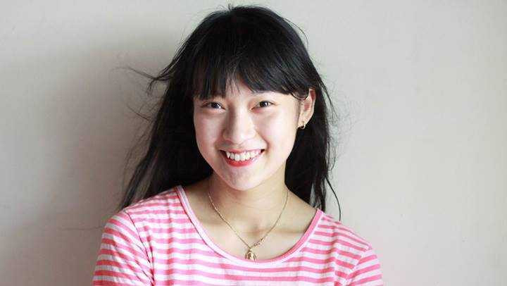 nữ sinh nhại 7 thứ tiếng, Trần Khánh Vy, THPT chuyên Phan Bội Châu, nữ sinh Nghệ An