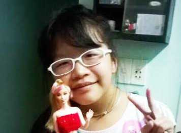 Nữ sinh lớp 7 Nguyễn Võ Hà My.