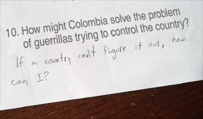 Những câu trả lời bất ngờ ngoài SGK của học trò