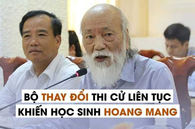 'Bo GD&DT thay doi lien tuc khien hoc sinh hoang mang' hinh anh 1
