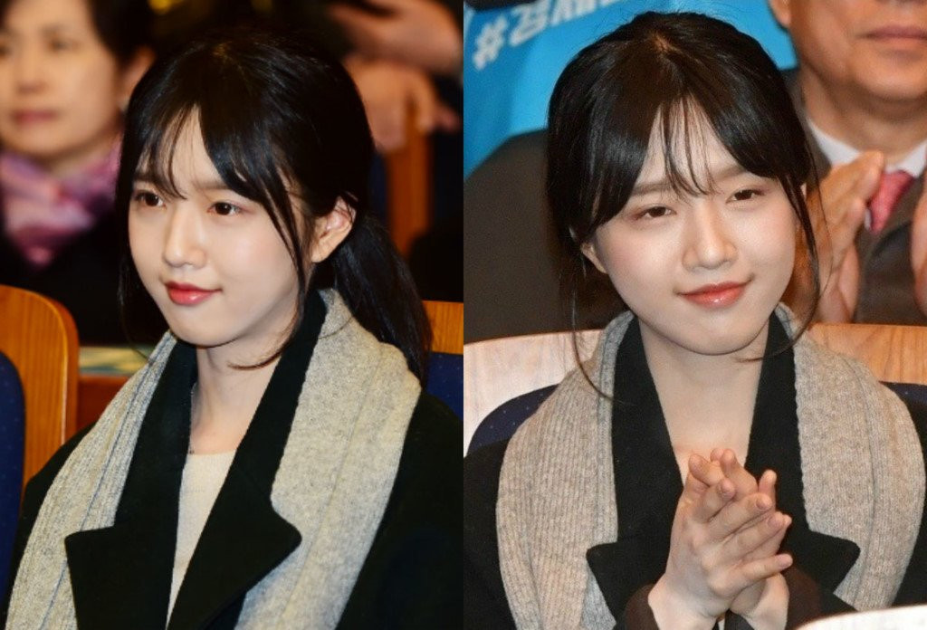 Nhieu nguoi chen lan selfie cung con gai ung vien tong thong Han Quoc hinh anh 8