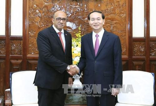 Chủ tịch nước Trần Đại Quang tiếp Đại sứ Cuba: Đập tan tin đồn xuyên tạc, bịa đặt - ảnh 1