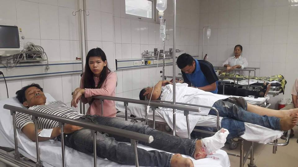 Hinh anh Xac dinh nguyen nhan ban dau vu lat xe khach o Ha Tinh