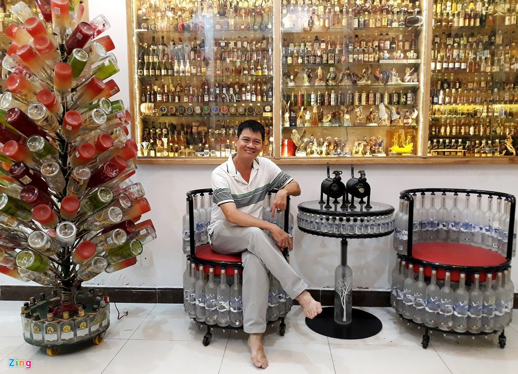 Ngoi nha co noi that lam tu 10.000 chai thuy tinh o Sai Gon hinh anh 13