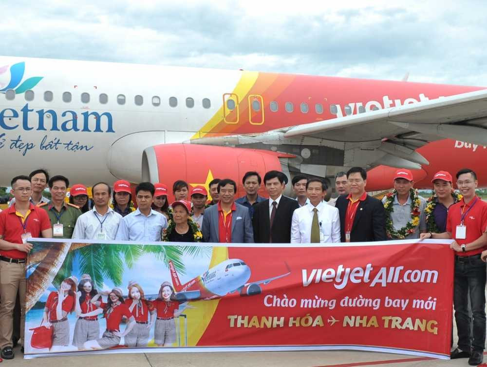 Chao mung duong bay Thanh Hoa - Nha Trang