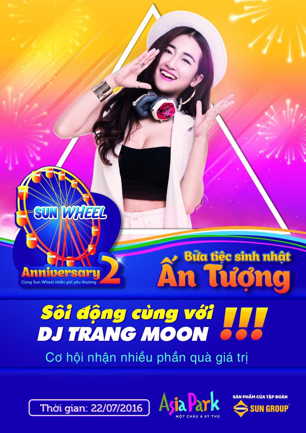 dem gala cung Sun Wheel nhan gui yeu thuong