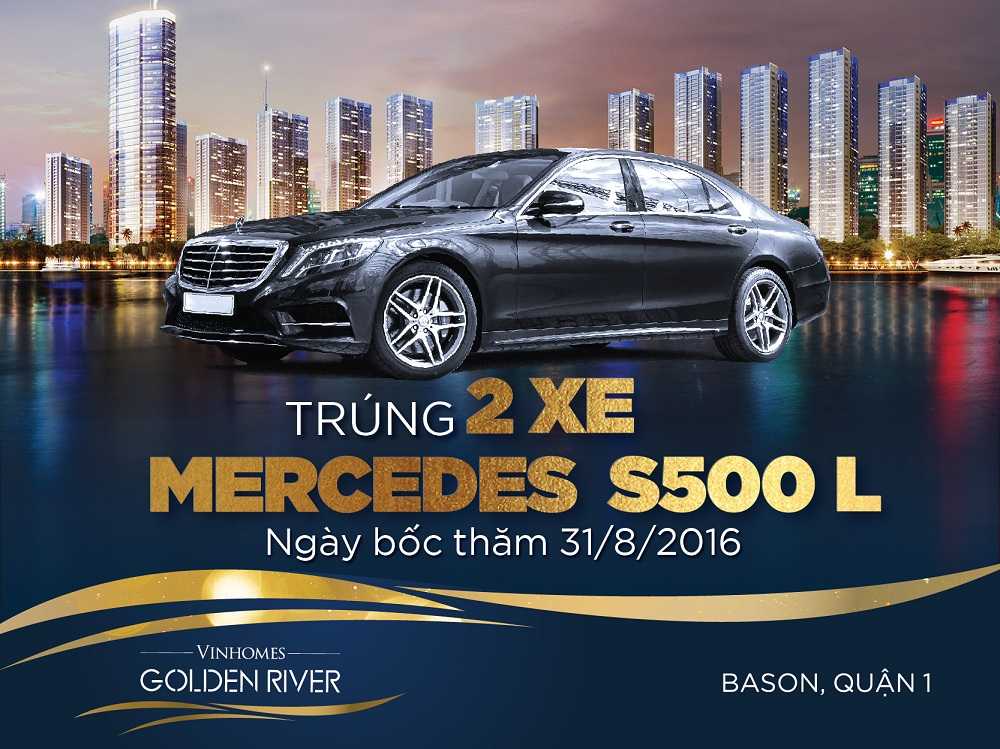 Mua nha Vinhomes Golden River trung sieu xe Mercedes