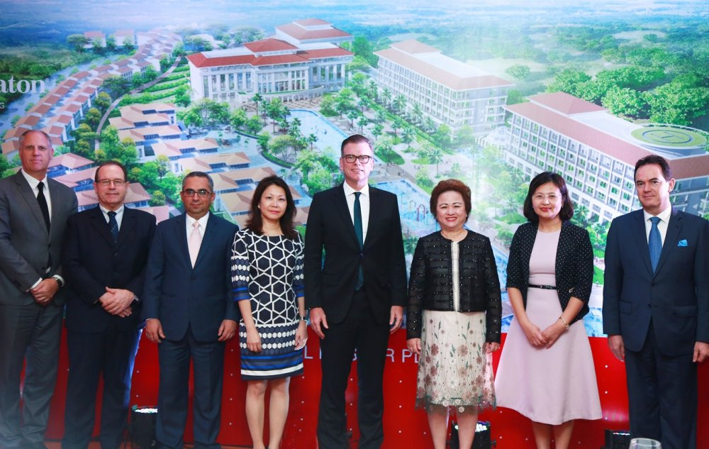 Hinh anh Tap doan BRG va Tap doan Marriott International cong bo hop tac ve du an khach san Sheraton Da Nang