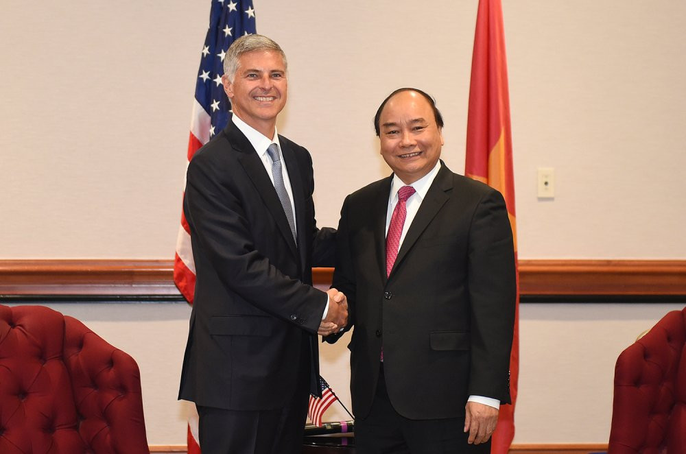 Thu tuong tiep BRG va Hilton (2)