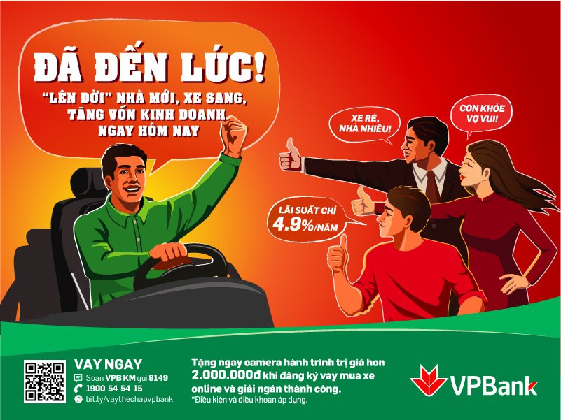 VPBank - Vay the chap