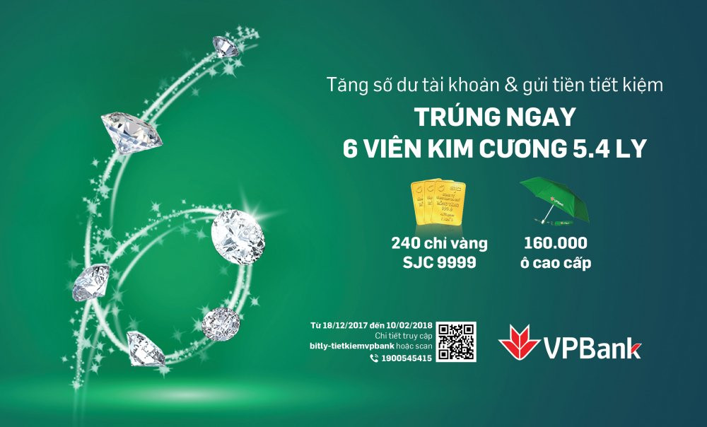 VPBank - Gui tiet kiem trung kim cuong