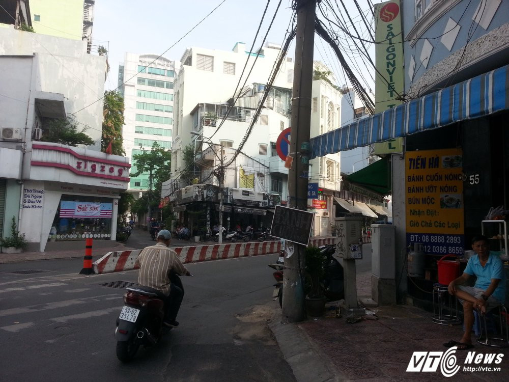 Hinh anh Bien bao, den tin hieu giao thong “nup” bong cay, tai xe keu troi 13