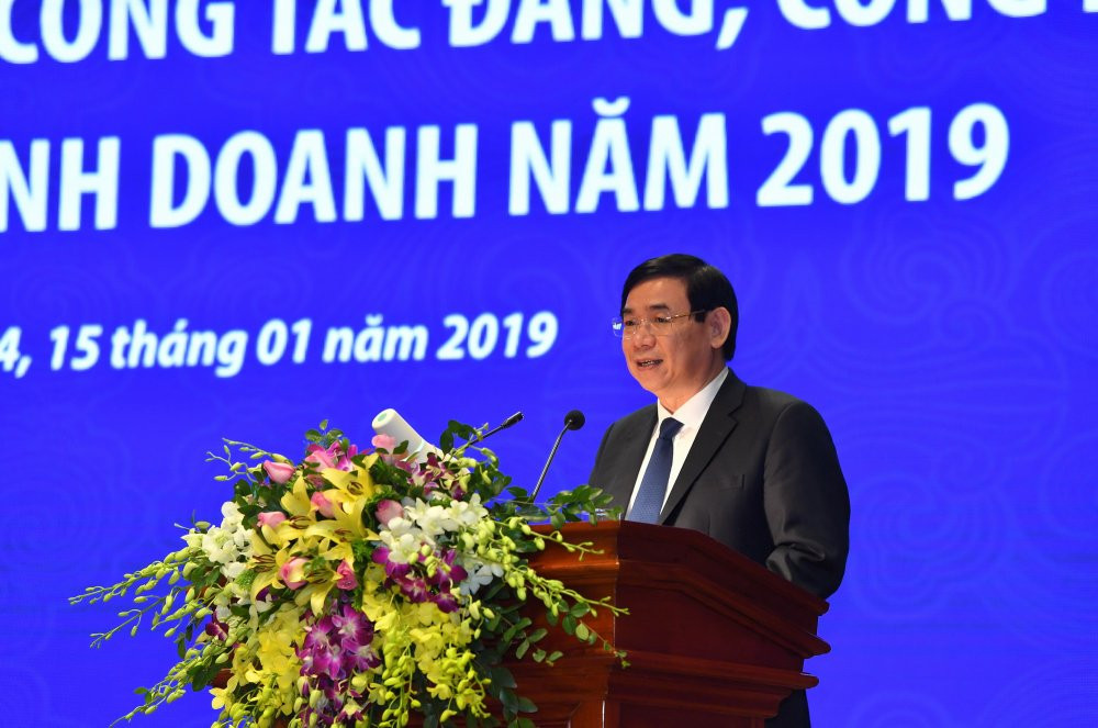 Chu tich HDQT BIDV Phan Duc Tu phat bieu