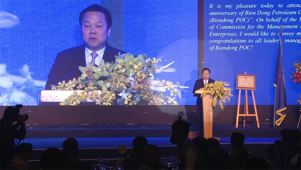 Ong Dang Hoang An phat bieu