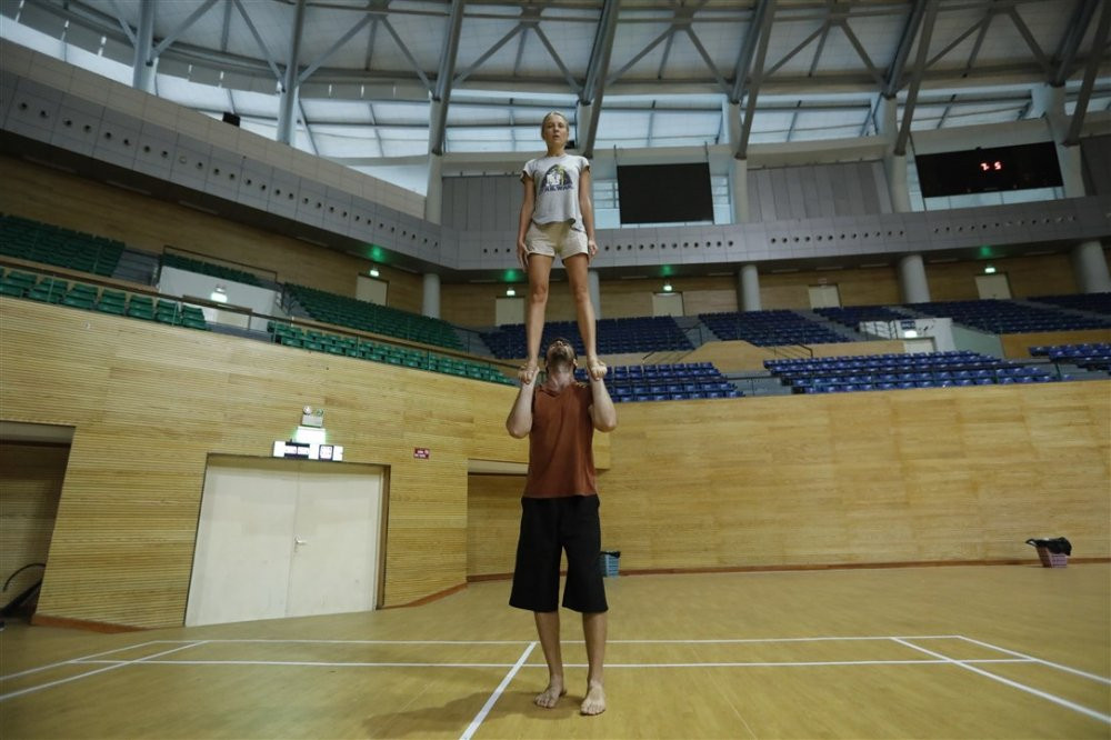 cac nghe sy tap luyen