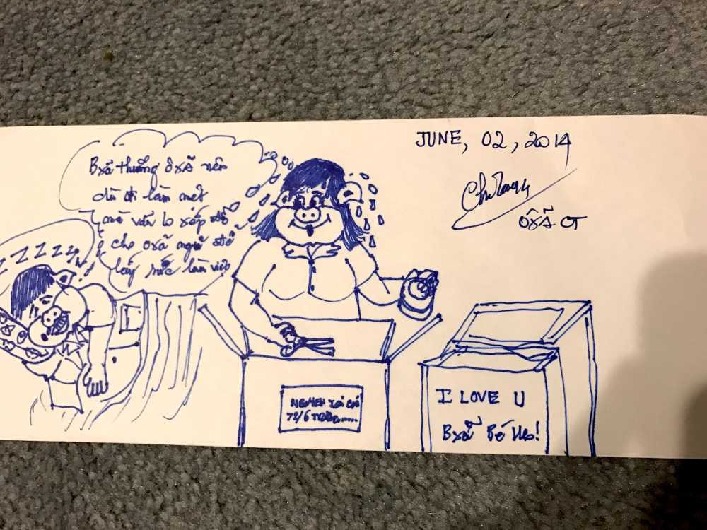 I love you Ba xa Be Heo 1