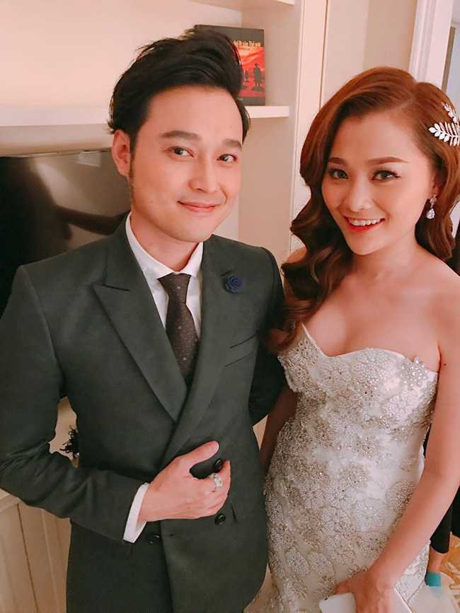 Quang Vinh vui mừng trong ngày cưới của cô em gái đẹp như hoa - Ảnh 1.
