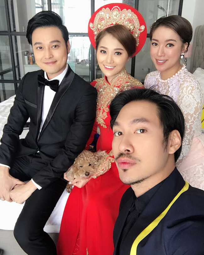 Quang Vinh vui mừng trong ngày cưới của cô em gái đẹp như hoa - Ảnh 7.