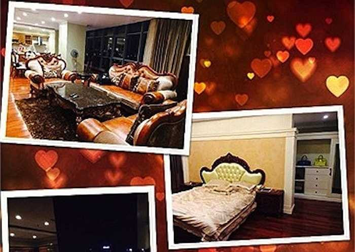 Phòng ngủ và phòng khách được trang trí lộng lẫy và sang trọng. (Trung Ngạn)