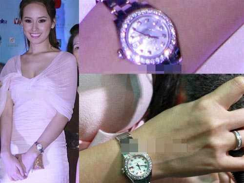 Mai Phương Thuý và chiếc đồng hồ trị giá gần 2 tỷ đồng.