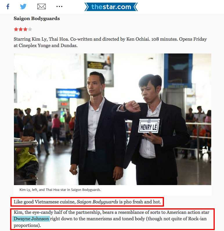 The Star Toronto copy